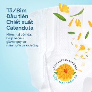 Bỉm - Tã quần Hoppi Airdream với chiết xuất hoa cúc Calendula