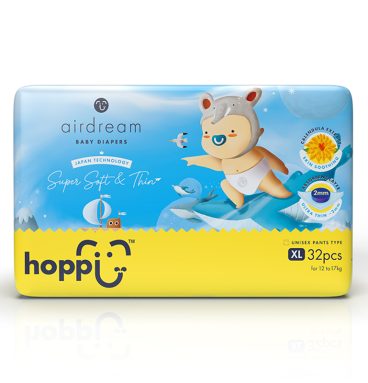 Bỉm - Tã quần Hoppi Airdream size XL 32 miếng (12 - 17kg)