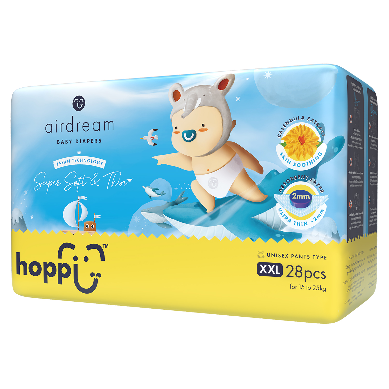 bim-ta-quan-hoppi-airdream-size-xxl-28-mieng-15kg-2 Bỉm - Tã quần Hoppi Airdream size XXL 28 miếng (≥15kg) 2