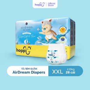 Bỉm - Tã quần Hoppi Airdream size XXL 28 miếng (≥15kg)