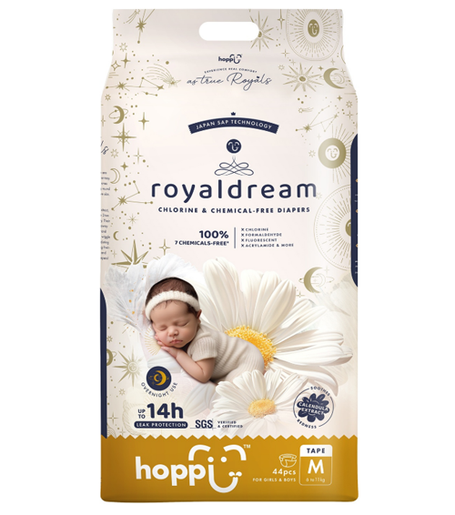 Bỉm-Tã-dán-Hoppi-RoyalDream-cao-cấp-size-m-dán-miếng