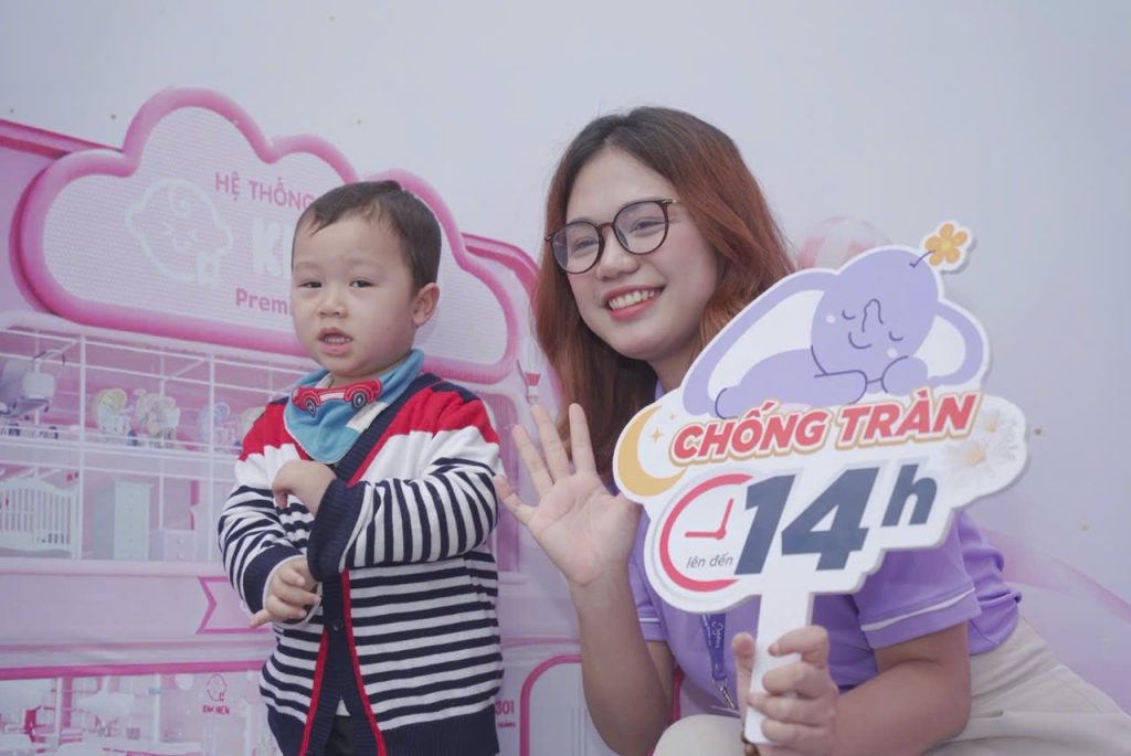 check-in cùng hashtag tã bỉm Hoppi chống tràn 14h 