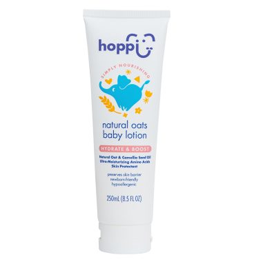 Tuýp kem dưỡng ẩm cho bé Hoppi Natural Oats Baby Lotion 250ml