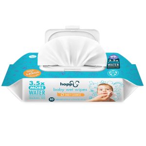 Khăn ướt tinh khiết Hoppi Daily Cleanse 80 tờ